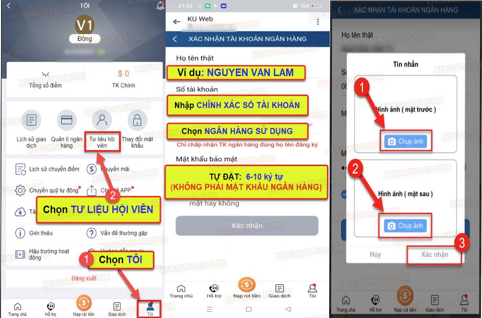 Bổ sung thông tin sau đăng ký